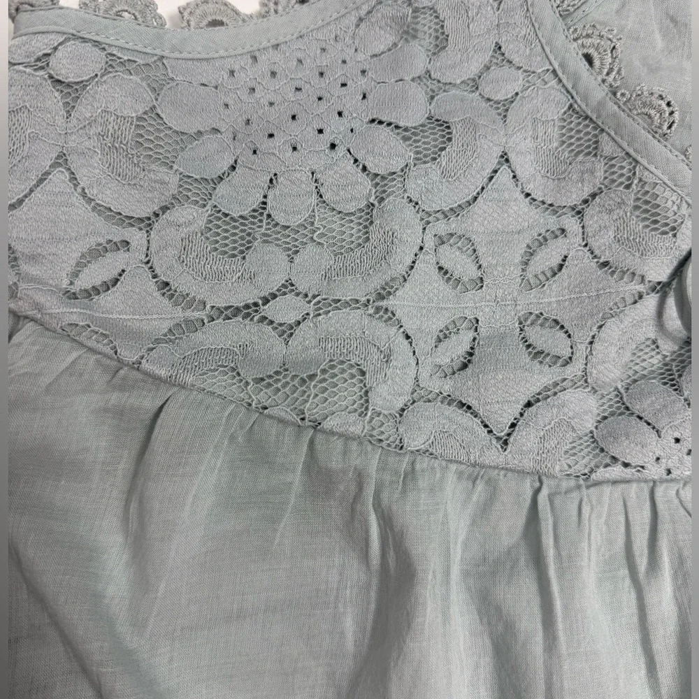 Free People Women's Stevie Lace-Trim Sleeveless Tank Top, Size LARGE - Picture 9 of 13
